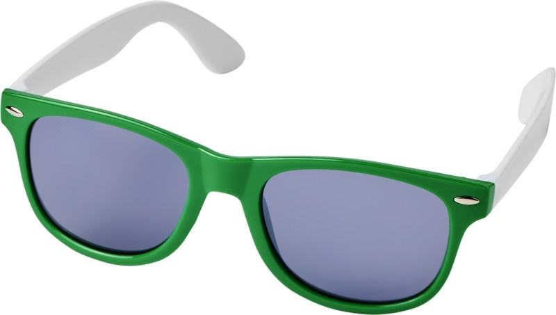 Logo trade promotional giveaway photo of: Sun Ray colour block sunglasses, green