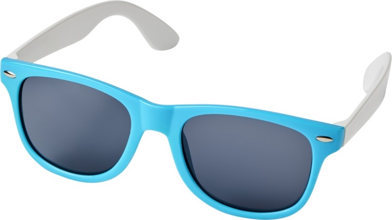 Logotrade promotional merchandise picture of: Sun Ray colour block sunglasses, aqua blue