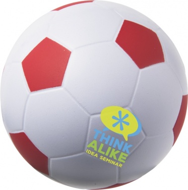 Logotrade business gift image of: Football stress reliever, red