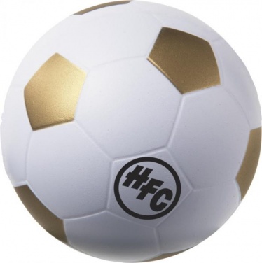 Logo trade promotional products picture of: Football stress reliever, gold