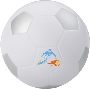 Logotrade promotional merchandise image of: Football stress reliever, silver