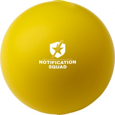 Logotrade corporate gifts photo of: Cool round stress reliever, yellow