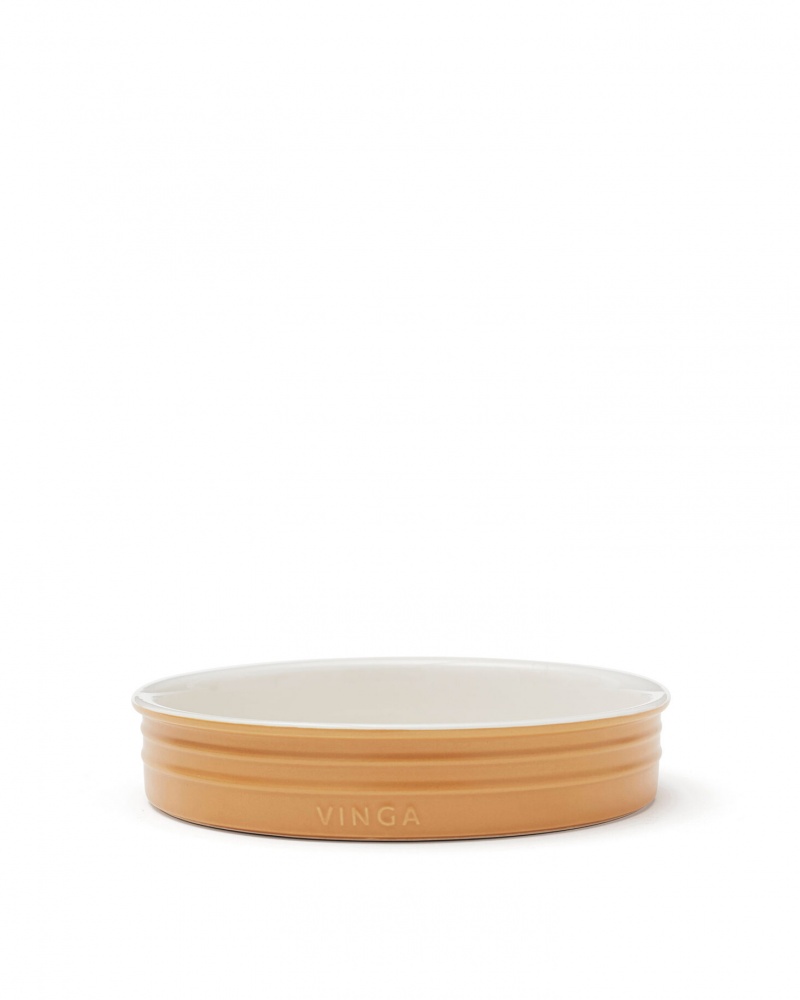 Logotrade corporate gift picture of: Monte Pie Dish, mustard