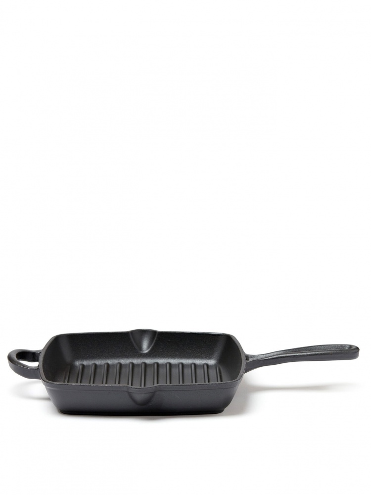 Logo trade advertising products picture of: Monte grill pan, black