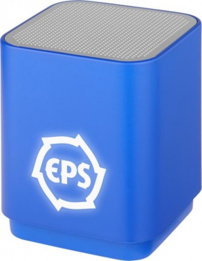 Logo trade advertising product photo of: Beam light-up Bluetooth® speaker, royal blue