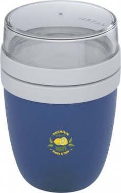 Logo trade promotional merchandise photo of: Ellipse lunch pot, navy