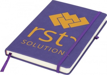 Logo trade promotional products picture of: Rivista notebook medium, purple