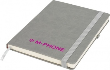 Logotrade promotional merchandise picture of: Rivista notebook large, grey