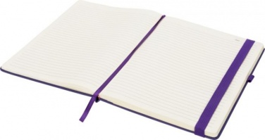 Logo trade promotional giveaway photo of: Rivista notebook large, purple