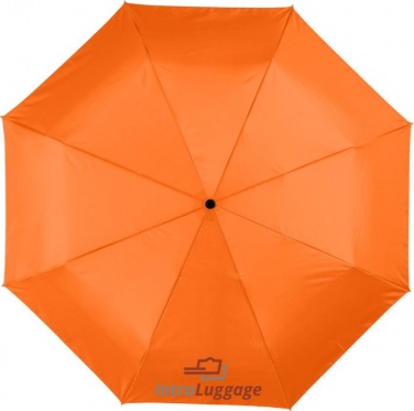 Logo trade corporate gifts picture of: 21.5" Alex 3-section auto open and close umbrella, orange