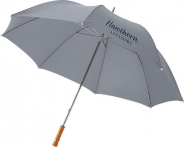 Logo trade promotional merchandise photo of: Karl 30" golf umbrella, grey