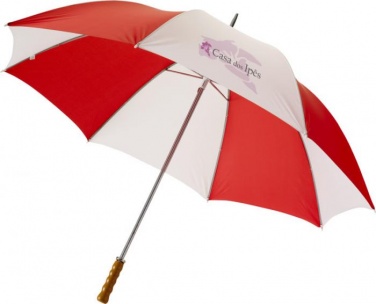 Logo trade promotional products image of: Karl 30" Golf Umbrella, red/white