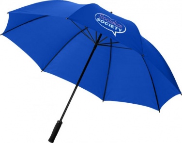 Logo trade corporate gifts image of: Yfke 30" golf umbrella with EVA handle, royal blue