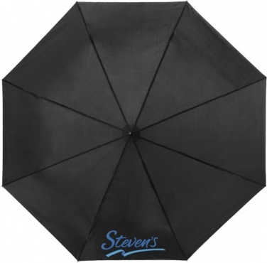 Logotrade business gift image of: Ida 21.5" foldable umbrella, black