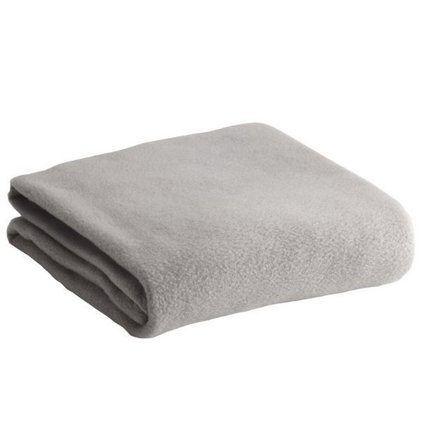 Logotrade promotional item picture of: Menex blanket, light gray