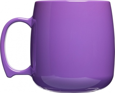 Logo trade promotional gifts image of: Classic 300 ml plastic mug, purple