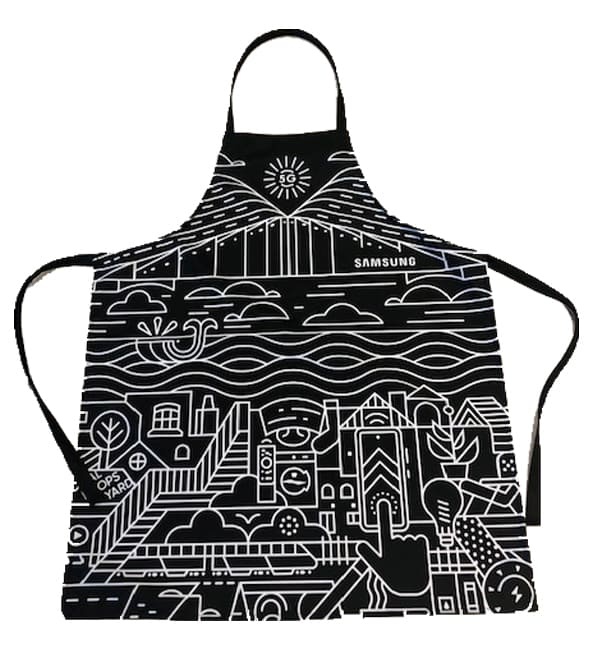 Logo trade promotional giveaways picture of: Custom apron