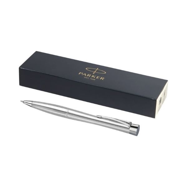 Logo trade corporate gift photo of: Parker Urban Ballpoint Pen, silver, Silver