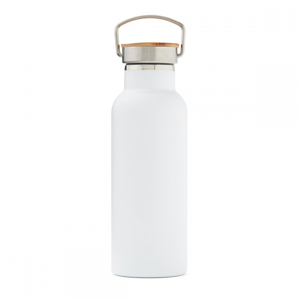 Logo trade advertising products image of: Miles insulated bottle, white