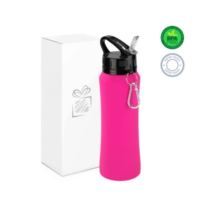 Logotrade promotional products photo of: Water bottle Colorissimo, 700 ml, pink