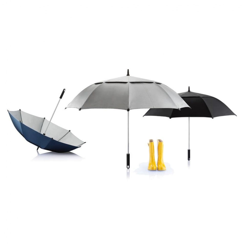 Logotrade promotional merchandise photo of: 1. Hurricane storm umbrella, black