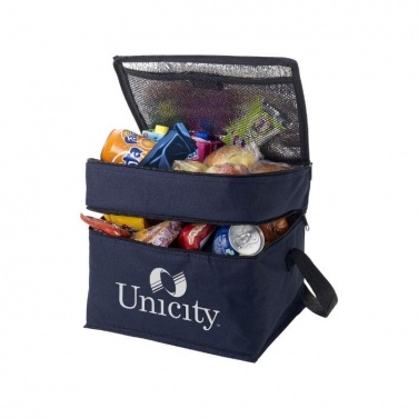 Logo trade promotional gift photo of: Oslo cooler bag, dark blue