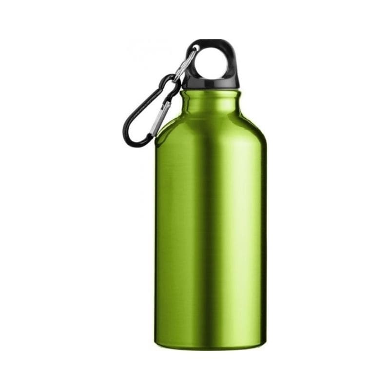 Logotrade promotional gift picture of: Oregon drinking bottle with carabiner, green