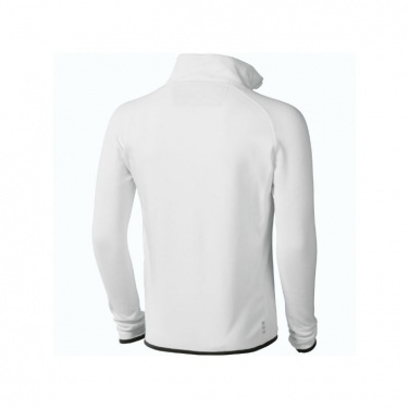 Logotrade promotional merchandise picture of: Brossard micro fleece full zip jacket, white