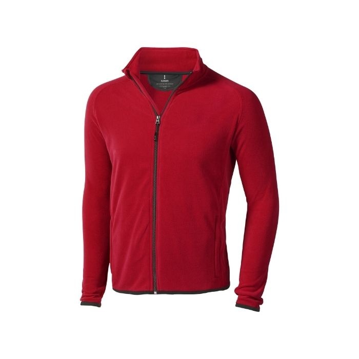 Logotrade promotional giveaways photo of: Brossard micro fleece full zip jacket, red