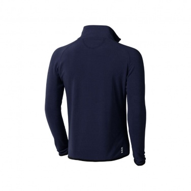 Logo trade corporate gifts image of: Brossard micro fleece full zip jacket, navy