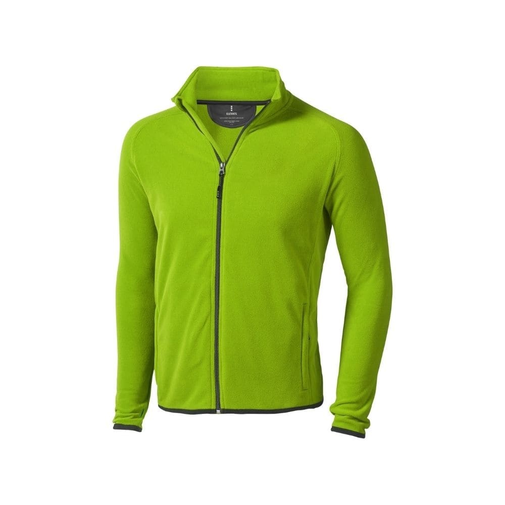 Logotrade promotional item image of: Brossard micro fleece full zip jacket, apple green