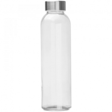 Logo trade promotional product photo of: Drinking bottle with grey lid, transparent