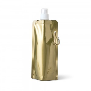 Logotrade promotional giveaways photo of: Folding sport bottle Gided, golden