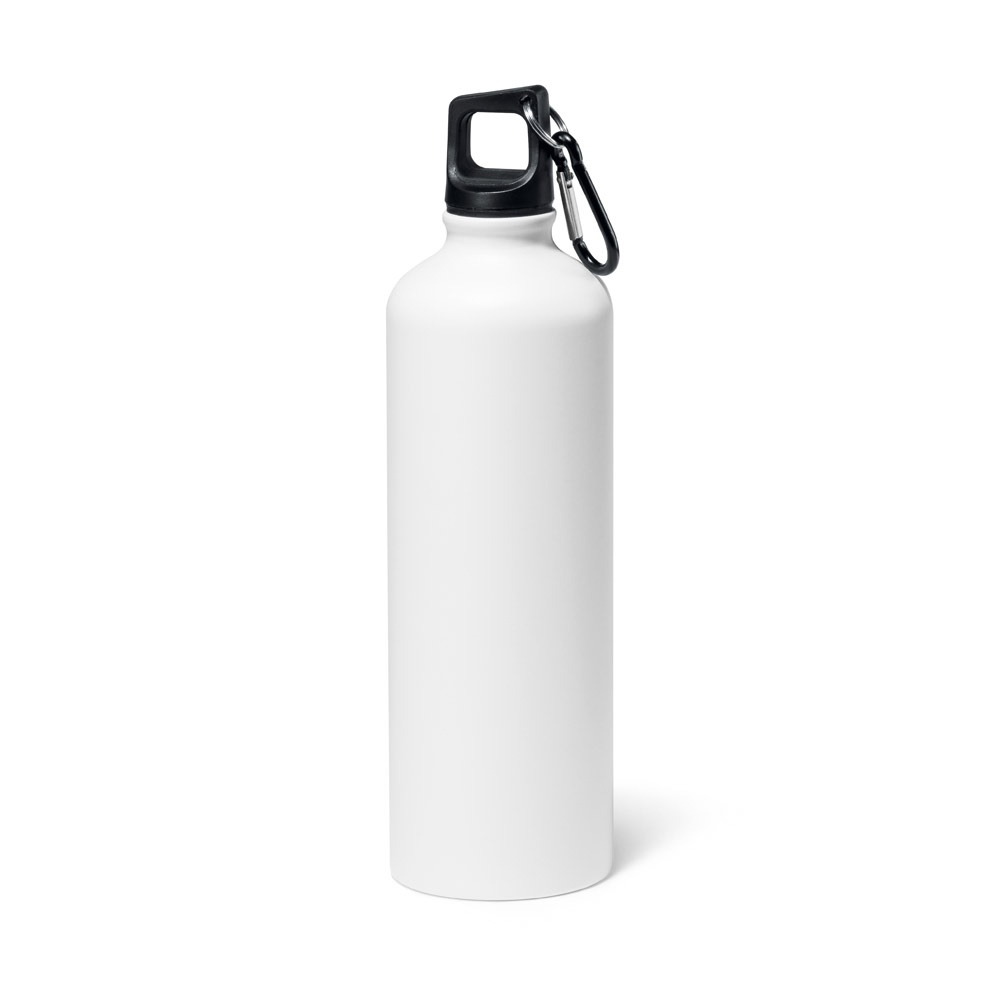 Logo trade promotional items picture of: Drinking bottle, 800 ml, white