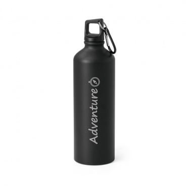 Logo trade corporate gifts picture of: Sports bottle 800 ml, black