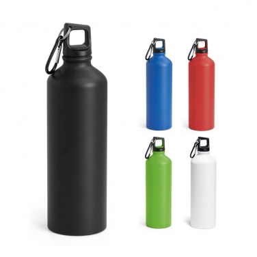 Logo trade promotional items image of: Sports bottle, 800 ml, green