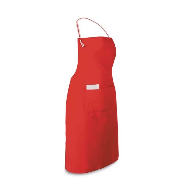 Logo trade corporate gifts picture of: Apron with 2 pockets, red