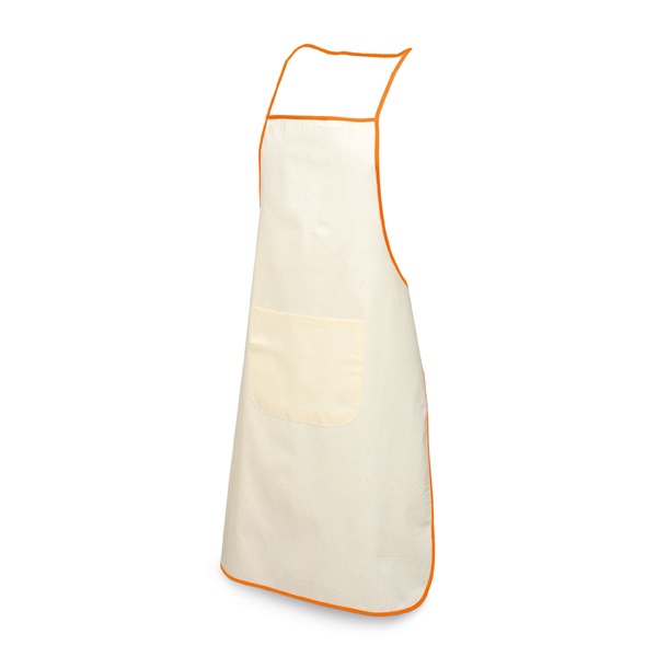 Logotrade advertising product picture of: Apron, orange/white