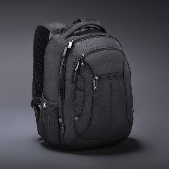 Logo trade business gift photo of: VOYAGER I BUSINESS BACKPACK, Grey