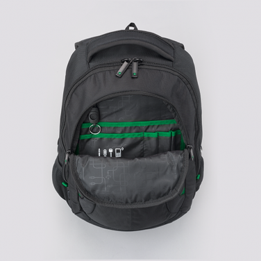 Logo trade promotional product photo of: VOYAGER I BUSINESS BACKPACK, Green