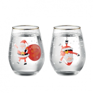 Logo trade advertising products picture of: Christmas glasses set