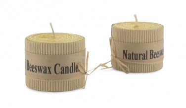 Logo trade promotional merchandise photo of: Beeswax candle set HANNI