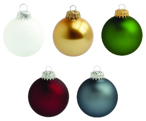 Logotrade promotional item image of: Christmas ball with 4-5 color logo 7 cm