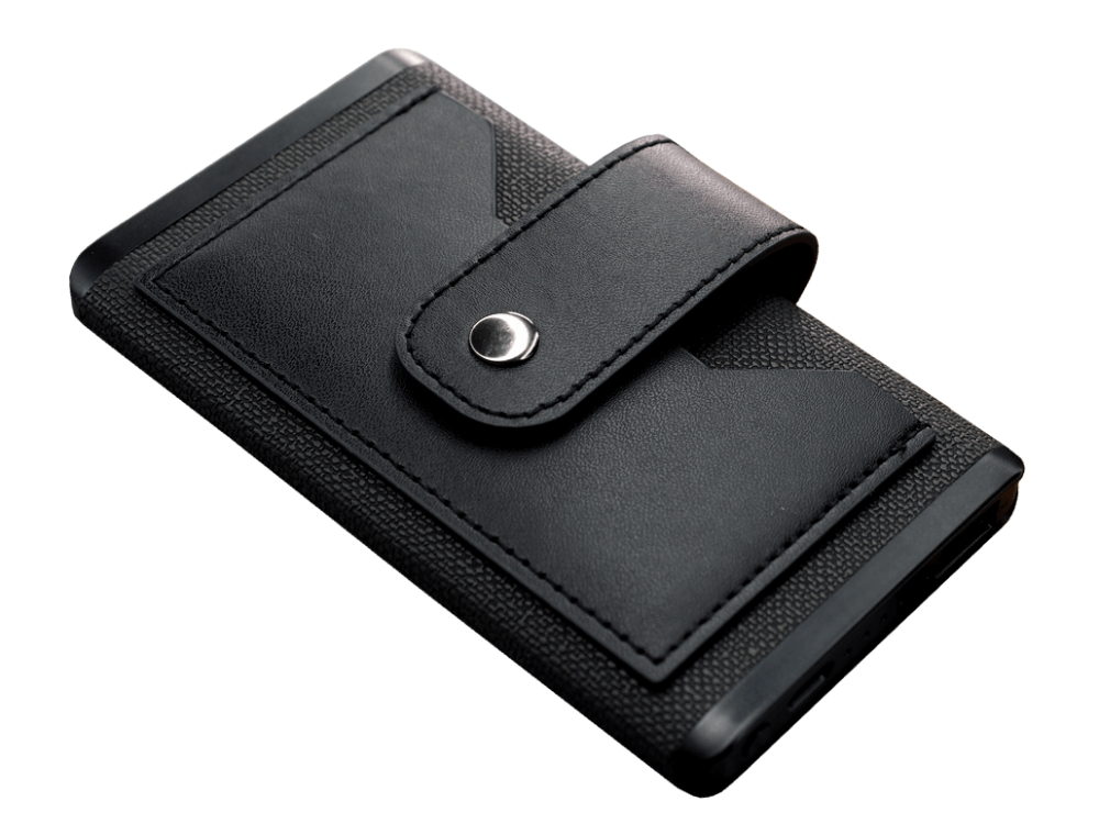 Logo trade promotional merchandise picture of: PU-leather powebank