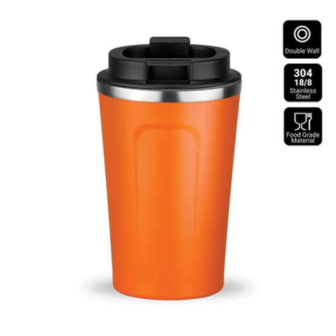 Logotrade promotional merchandise picture of: Nordic coffe mug, 350 ml, orange