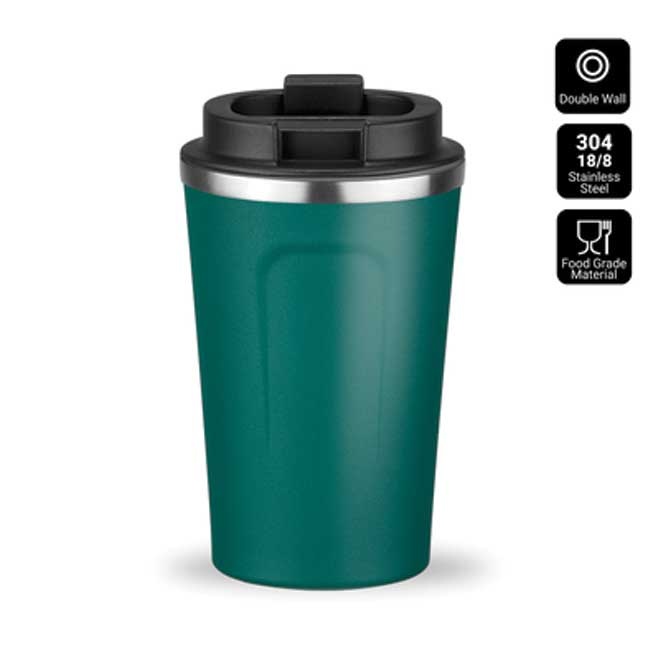 Logotrade promotional giveaways photo of: Nordic coffe mug, 350 ml, green