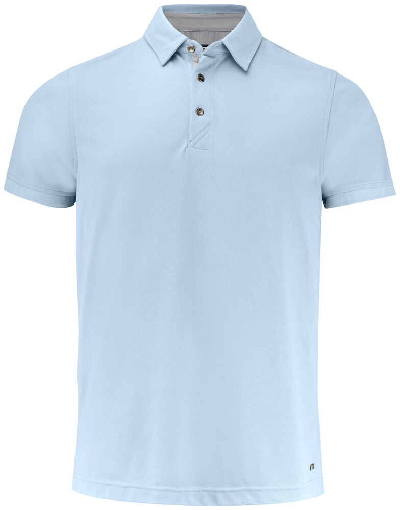 Logo trade promotional products image of: Advantage Premium Polo Men, sky blue