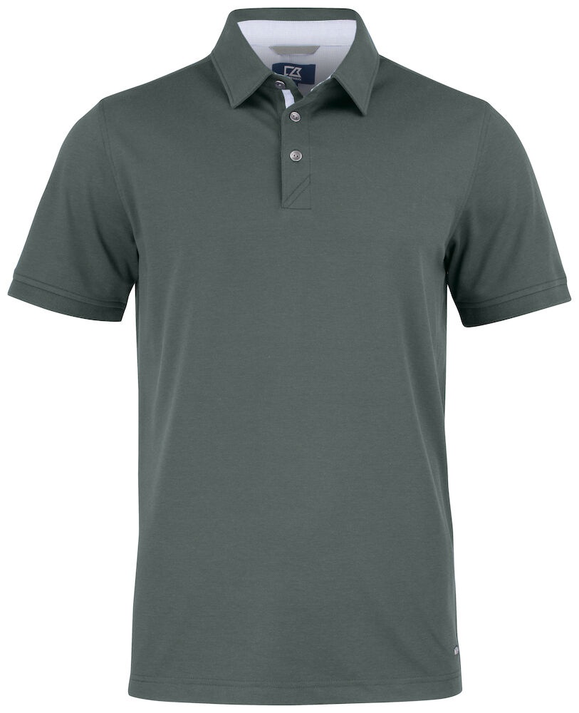 Logo trade promotional gift photo of: Advantage Premium Polo Men, pistol grey