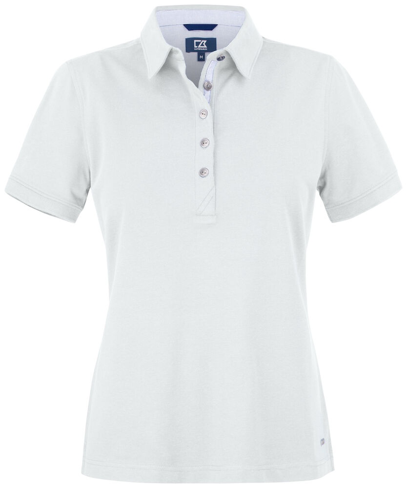 Logo trade promotional products picture of: Advantage Premium Polo Ladies, white