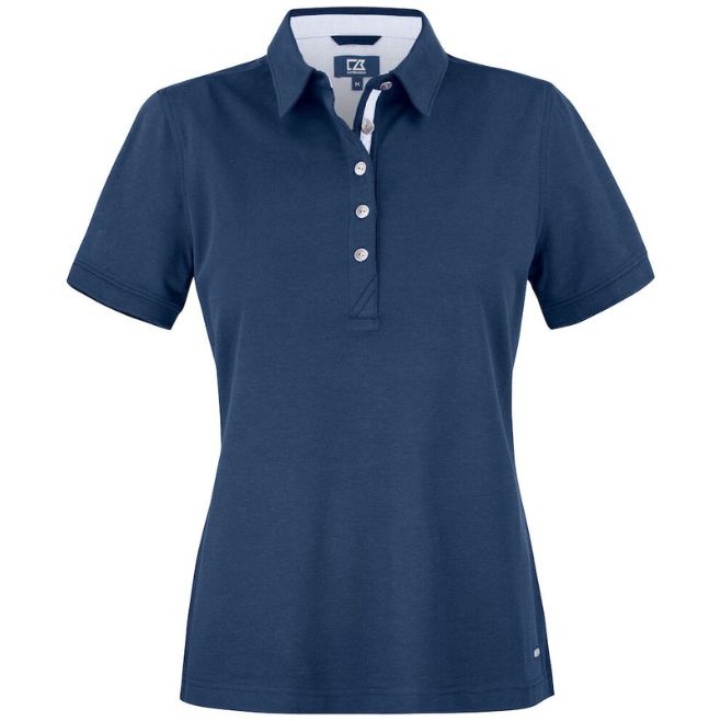 Logotrade promotional giveaway image of: Advantage Premium Polo Ladies, navy blue